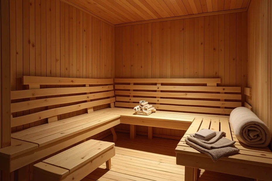 sauna en bois
